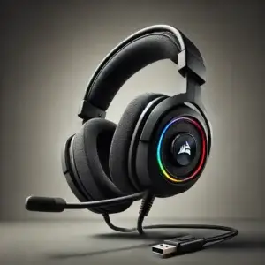 Corsair HS80 RGB wired usb RGB gaming Headphones